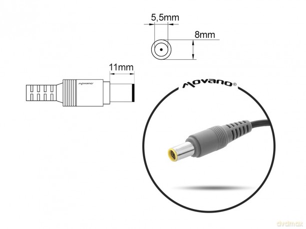 ładowarka/zasilacz 20v 4.5a (8.0x5.5 pin) - lenovo 90W