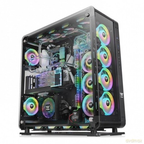 obudowa - Core P8 Black Tempered Glass