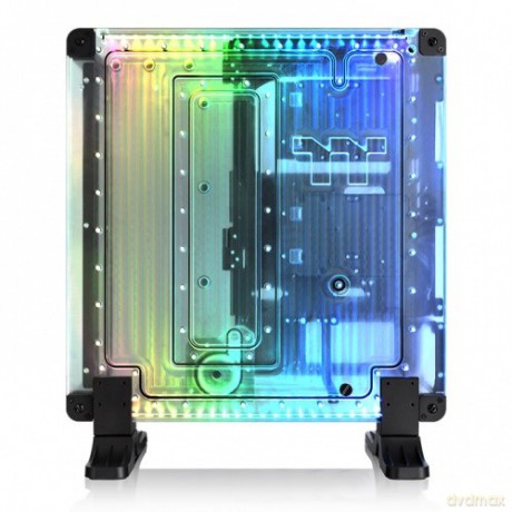 obudowa - DistroCase 350P Black Tempered Glass