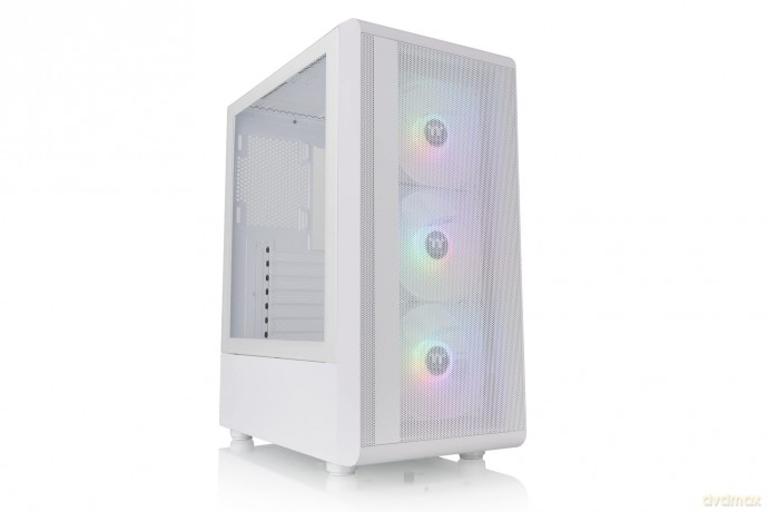 Obudowa - S200 Tempered Glass ARGB 3x12cm Snow