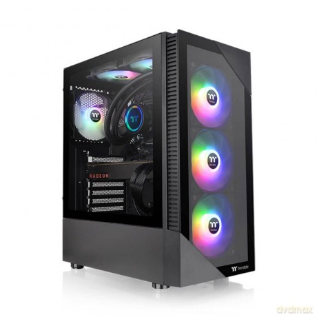 Obudowa - View 200 ARGB3 Tempered Glass - Czarna