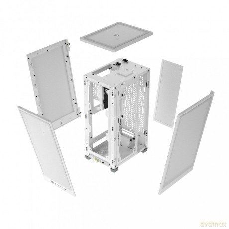 Obudowa 2000D AIRFLOW Mini-ITX Biała
