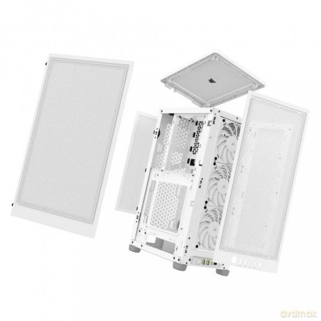 Obudowa 2000D AIRFLOW Mini-ITX Biała