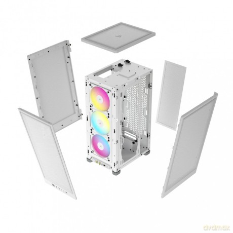 Obudowa 2000D AIRFLOW RGB Mini-ITX Biała