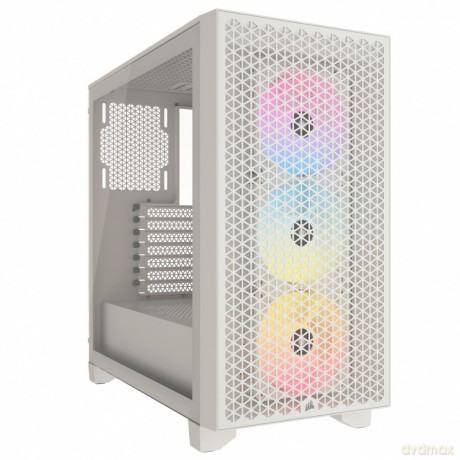 Obudowa 3000D Airflow RGB TG Mid-Tower Biała