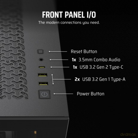 Obudowa 3500X ICUE LINK RGB TG Mid-Tower czarna