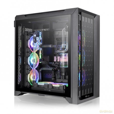Obudowa CTE C700 ARGB 14cmx3 Tempered Glassx2 - Czarna