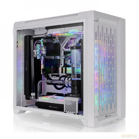 Obudowa CTE C750 Full Tower ARGB 14cmx3 Tempered Glass - Snow