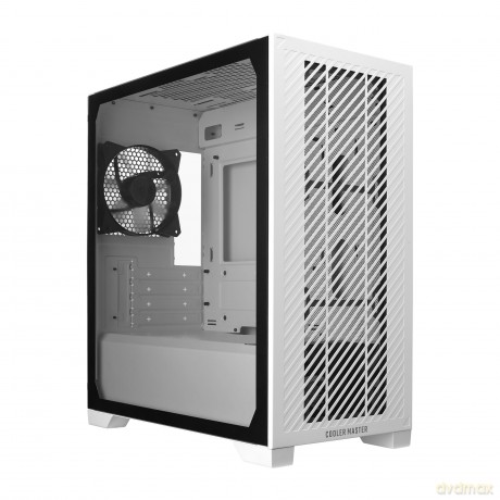 Obudowa Elite 301 Light z oknem Biała
