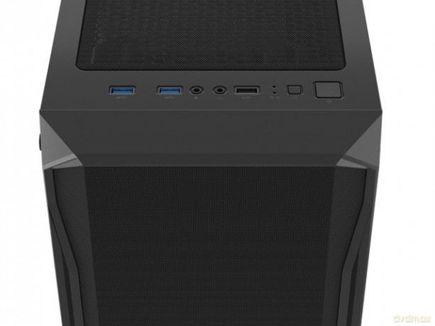 Obudowa Fury Shobo SH4 RGB Midi Tower z oknem Czarna