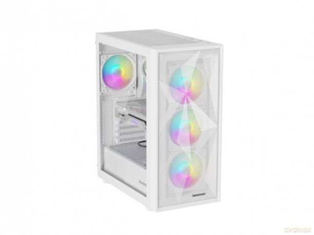 Obudowa Genesis Diaxid 605 ARGB MIDI TOWER USB-C Biała