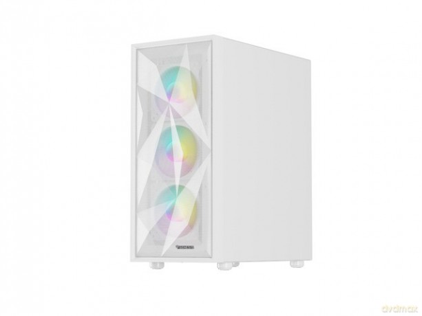 Obudowa Genesis Diaxid 605 ARGB MIDI TOWER USB-C Biała