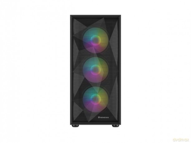 Obudowa Genesis Diaxid 605 ARGB MIDI TOWER USB-C Czarna