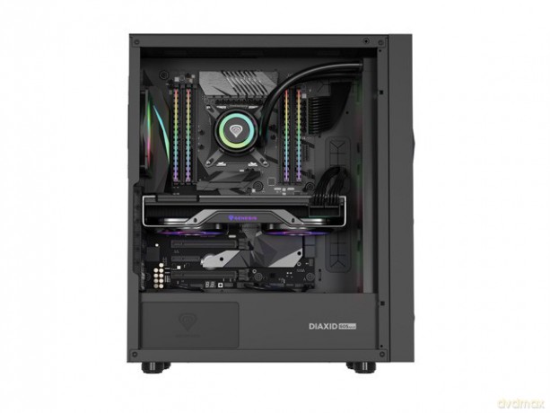 Obudowa Genesis Diaxid 605 ARGB MIDI TOWER USB-C Czarna