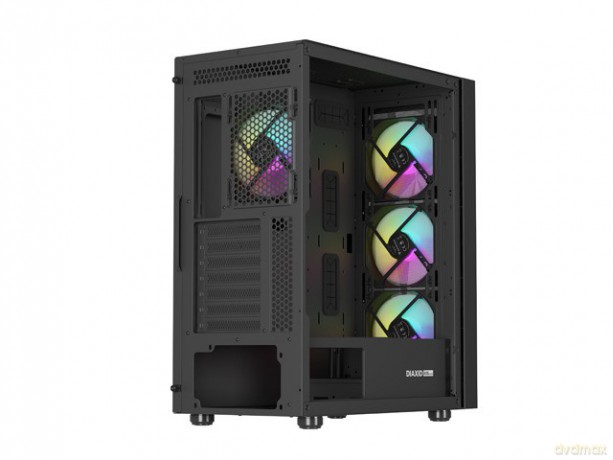 Obudowa Genesis Diaxid 605 ARGB MIDI TOWER USB-C Czarna