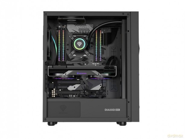 Obudowa Genesis Diaxid 605F MIDI TOWER USB-C Czarna