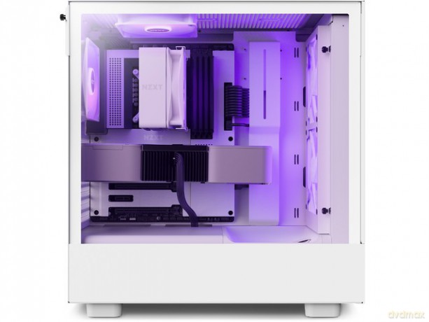 Obudowa H5 Flow RGB z oknem Biała