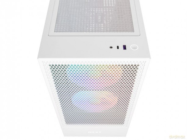 Obudowa H5 Flow RGB z oknem Biała