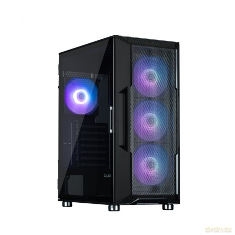 Obudowa I3 Neo ATX Mid Tower Black ARGB fan x4