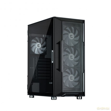 Obudowa I3 Neo ATX Mid Tower Black ARGB fan x4