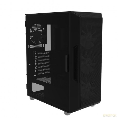 Obudowa I3 Neo ATX Mid Tower RGB 4xwentylator, czarna