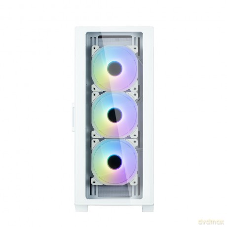 Obudowa I3 Neo TG White Mid Tower RGB 4xwentylator, biała