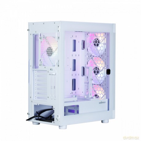 Obudowa I4 TG ATX Mid Tower 4 fans RGB Biała