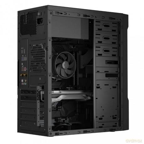 Obudowa komputerowa bez zasilacza L1 2xUSB 3.0, czarna