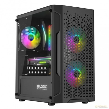 Obudowa komputerowa bez zasilacza Logic Aramis ARGB MINI USB 3.0