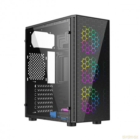 Obudowa komputerowa gamingowa Fornax 500, czarna