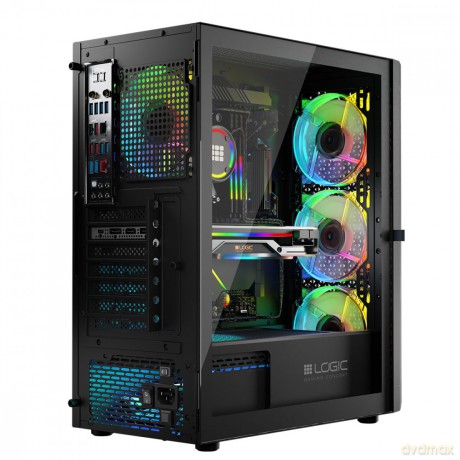 Obudowa Komputerowa LOGIC ARAMIS ARGB MIDI USB 3.0 Czarna