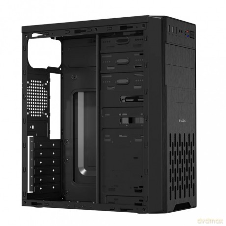 Obudowa komputerowa Midi Tower bez zasilacza L2 2xUSB, czarna