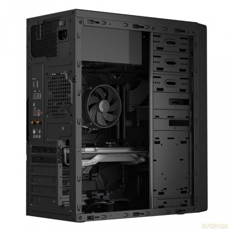 Obudowa komputerowa Midi Tower bez zasilacza L2 2xUSB, czarna