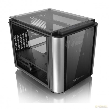 Obudowa LEVEL 20 VT MiniITX microATX Tempered Glass - czarna