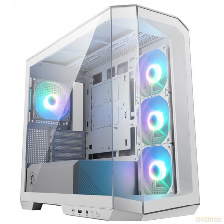 Obudowa MAG PANO M100R PZ WHITE TEMPERED GLASS USB