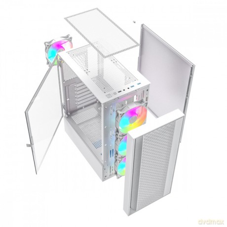 Obudowa Midi Tower Fornax 4000 ARGB biała