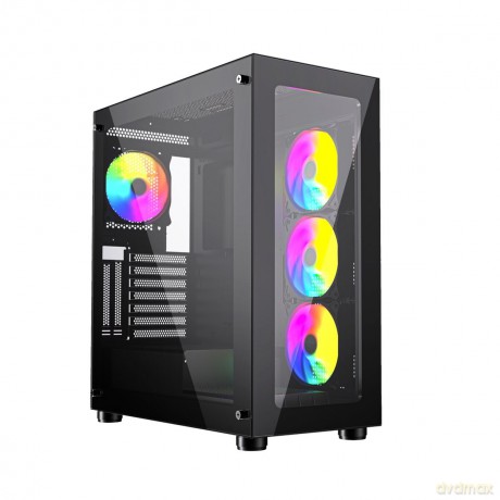 Obudowa Midi Tower Fornax X450MAX ATX czarna