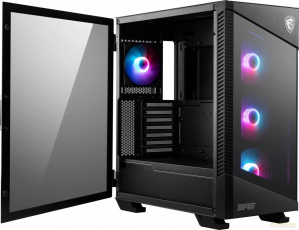 Obudowa MPG VELOX 100R TEMPERED GLASS 2USB 3.1