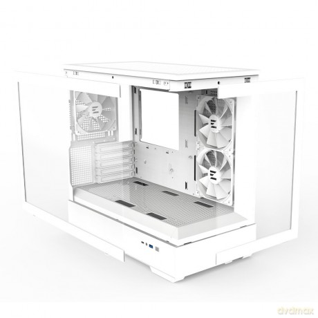 Obudowa P30 V2 MicroATX Mini Tower 3 FansRGB Biała