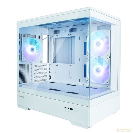 Obudowa P30 V2 MicroATX Mini Tower 3 FansRGB Biała