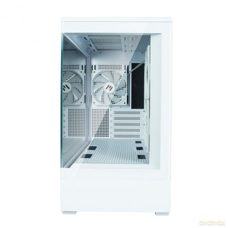 Obudowa P30 V2 MicroATX Mini Tower 3 FansRGB Biała
