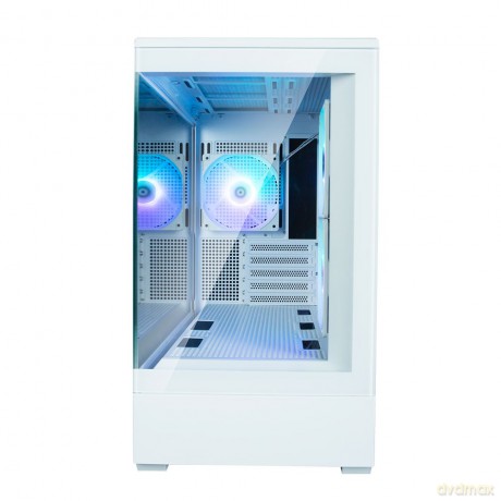 Obudowa P30 V2 MicroATX Mini Tower 3 FansRGB Biała