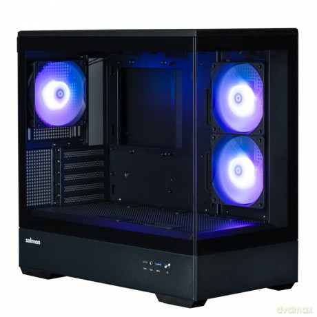 Obudowa P30 V2 MicroATX Mini Tower 3 FansRGB BL