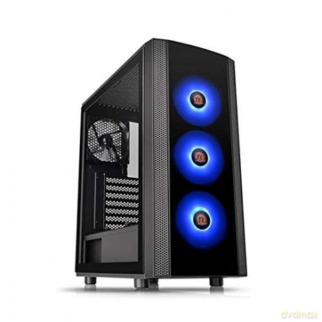 Obudowa Versa J25 RGB szkło hartowane, Czarna