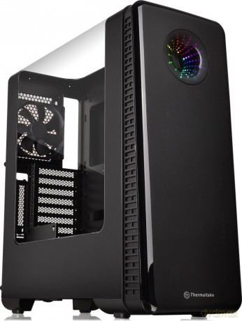 Obudowa View 28 RGB USB3.0 Curved Glass - Czarna