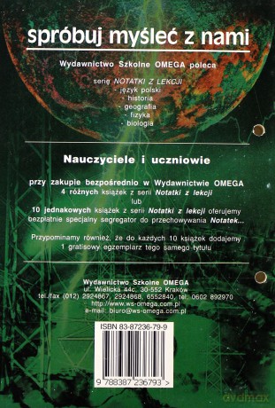 Notatki z lekcji. Fizyka. Grawitacja, elektrostatyka, prąd elektryczny stały, elektromagnetyzm - Janusz Kopecki [KSIĄŻKA]