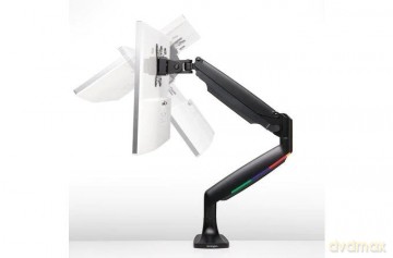 One Touch Height Adjust. Single Monitor