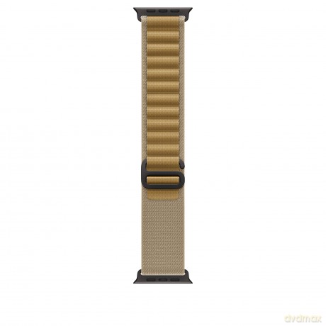 Opaska Alpine w kolorze beżu do koperty 49 mm - rozmiar M - elementy z tytanu w kolorze czarnym