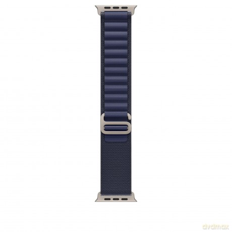 Opaska Alpine w kolorze granatu do koperty 49 mm - rozmiar M - elementy z tytanu w kolorze naturalnym