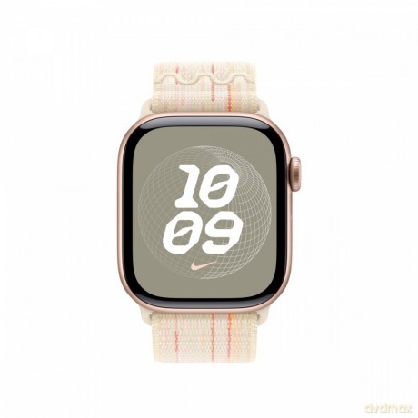Opaska sportowa Nike w kolorze księżycowej poświaty/różowym do koperty 40 mm